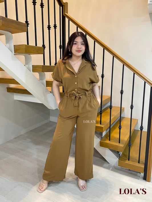 Rianne Jumpsuit (Golden Brown)