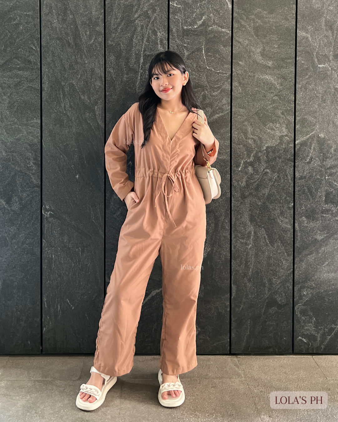 Farrah Jumpsuit (Mocha)