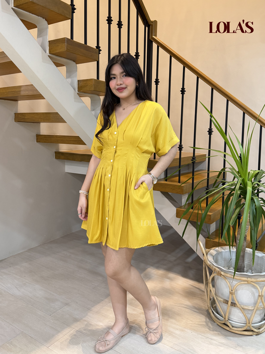 Felicia Dress (Mustard)