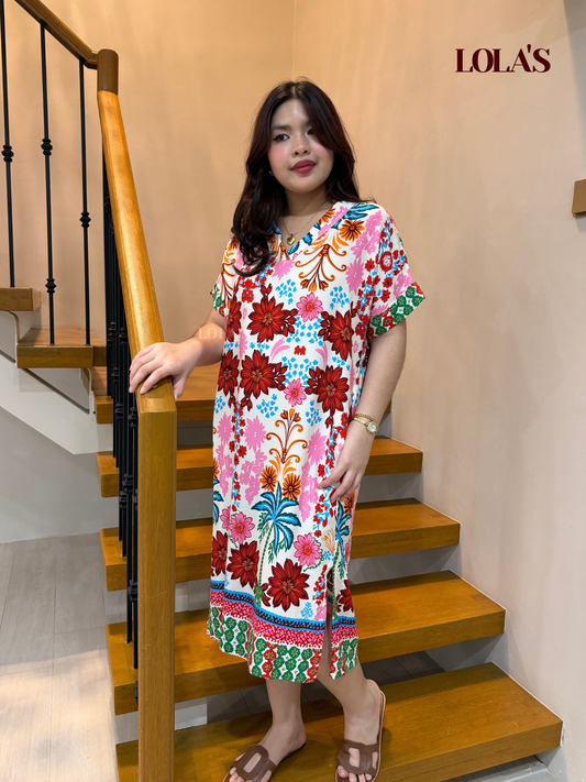 Coco Dress (Red Aloha)
