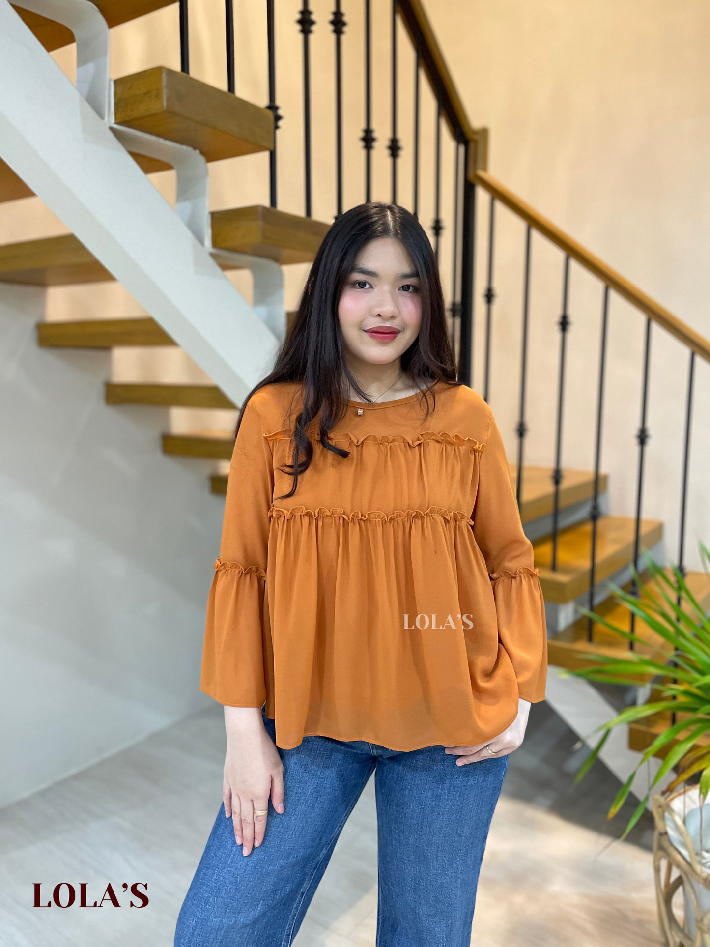 Rebecca Top (Burnt Orange)