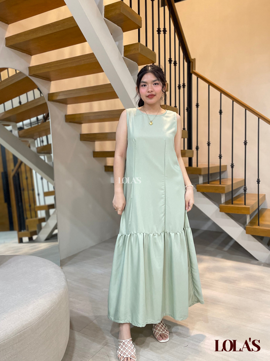 Dominique Dress (Pale Mint)