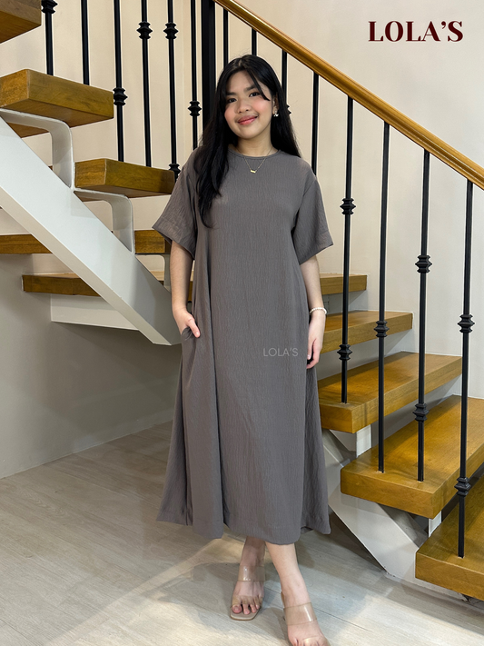 Luna Dress (Gray)