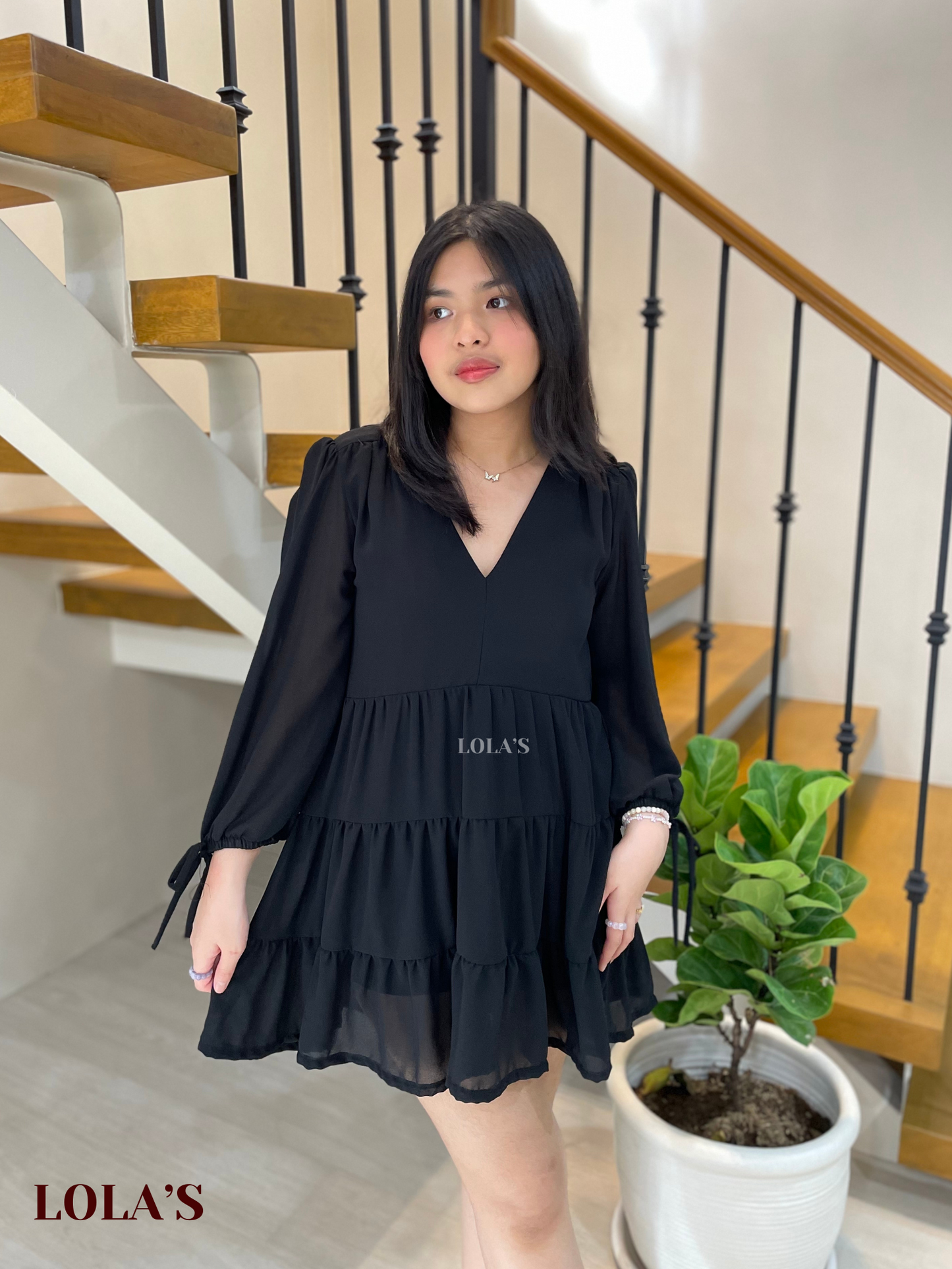 Monina Dress (Black)