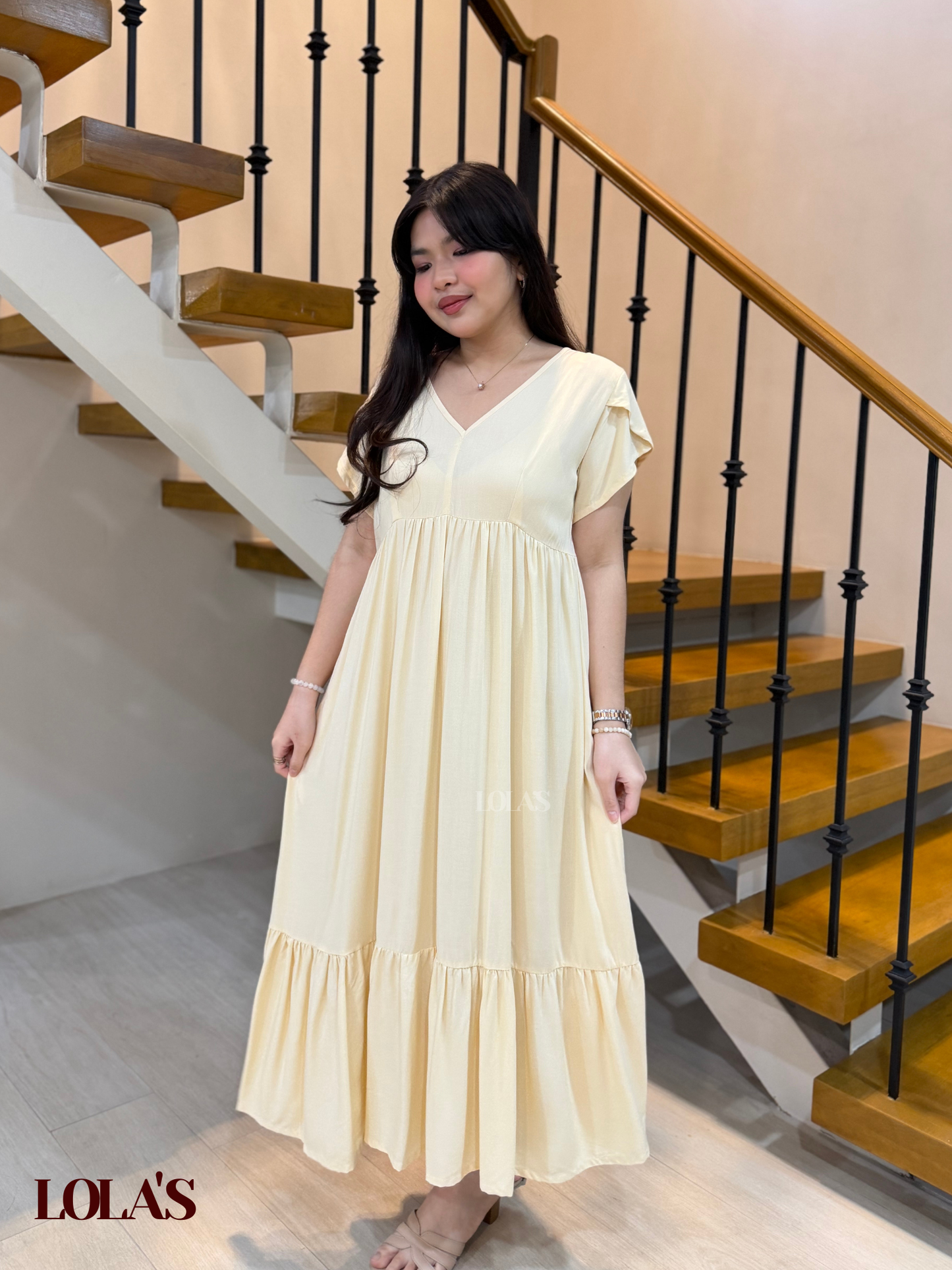 Jane Dress (Pale Yellow)