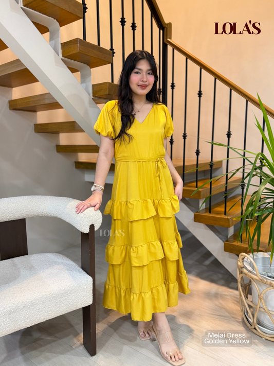 Melai Dress (Golden Yellow)
