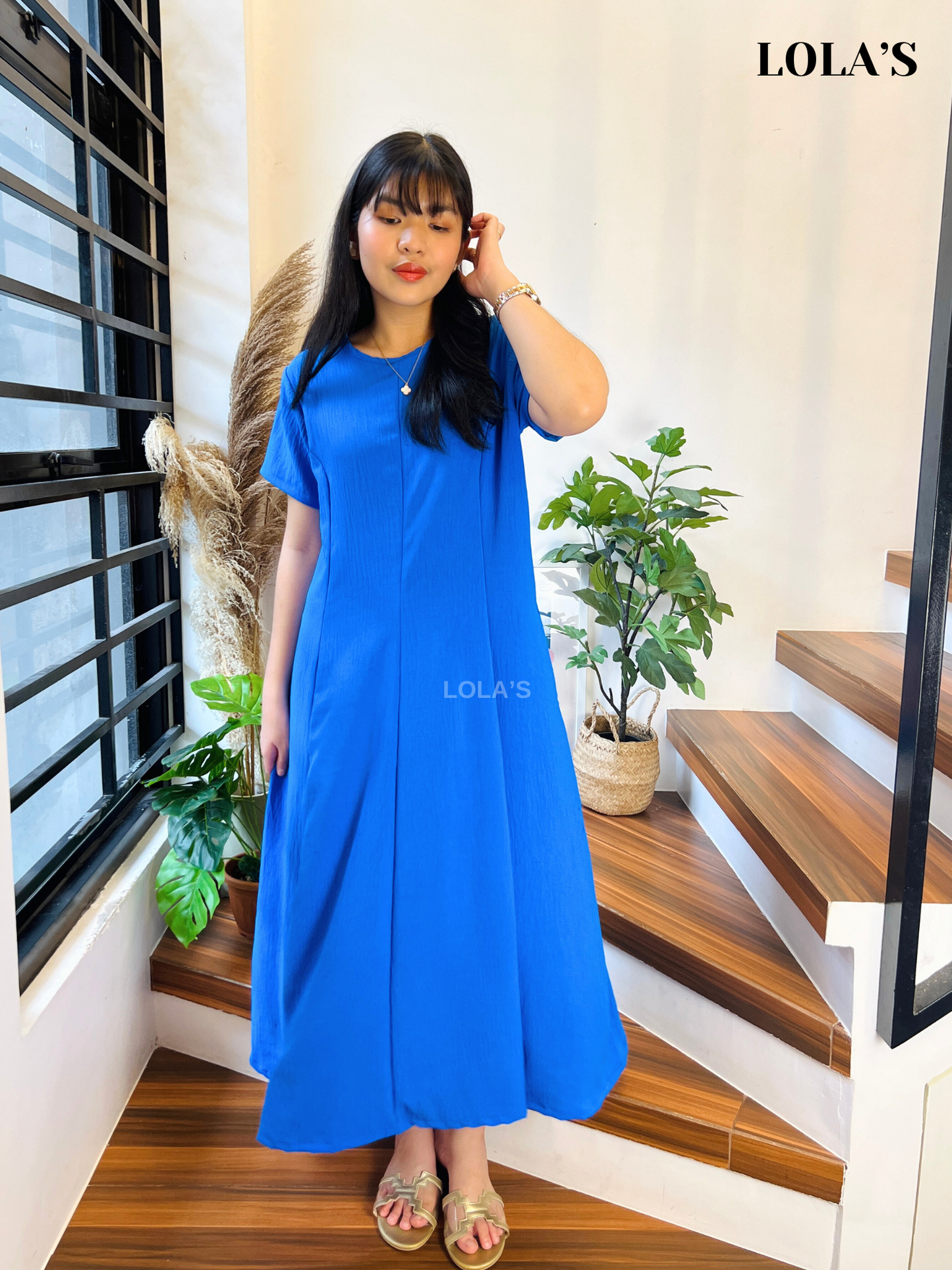 Kathleen Dress (Azure Blue)