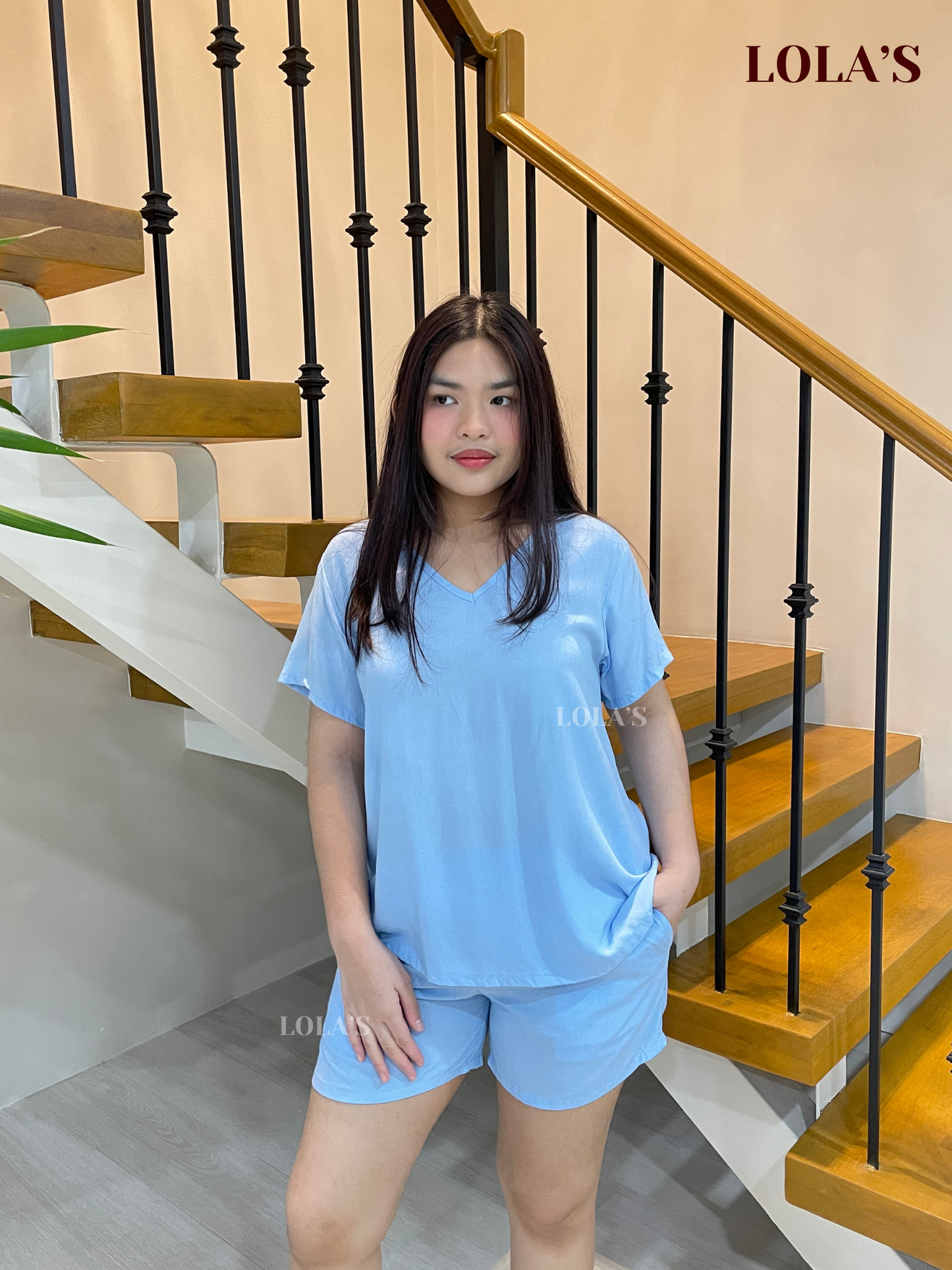 Terno Loungewear Coordinates (Sky Blue)