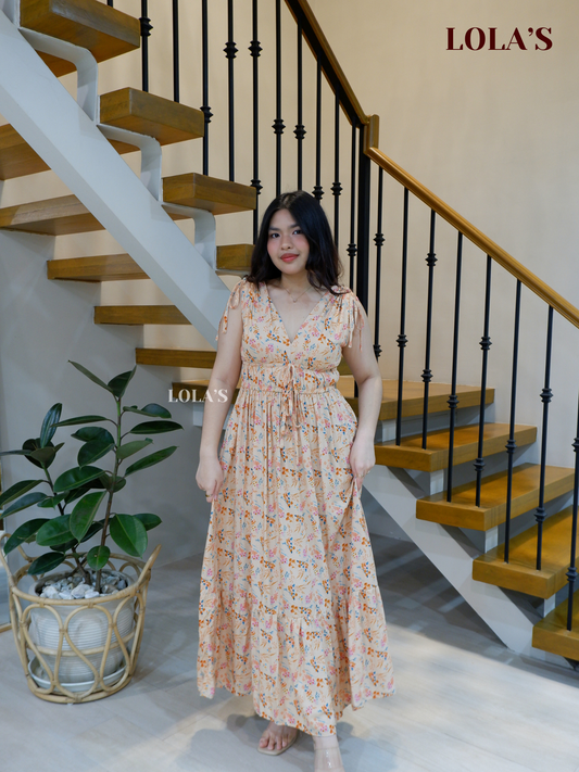 Adeline Dress (Lively Orange)