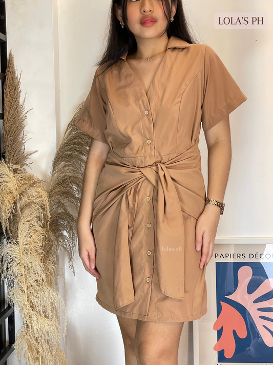 Jenina Dress (Nude)