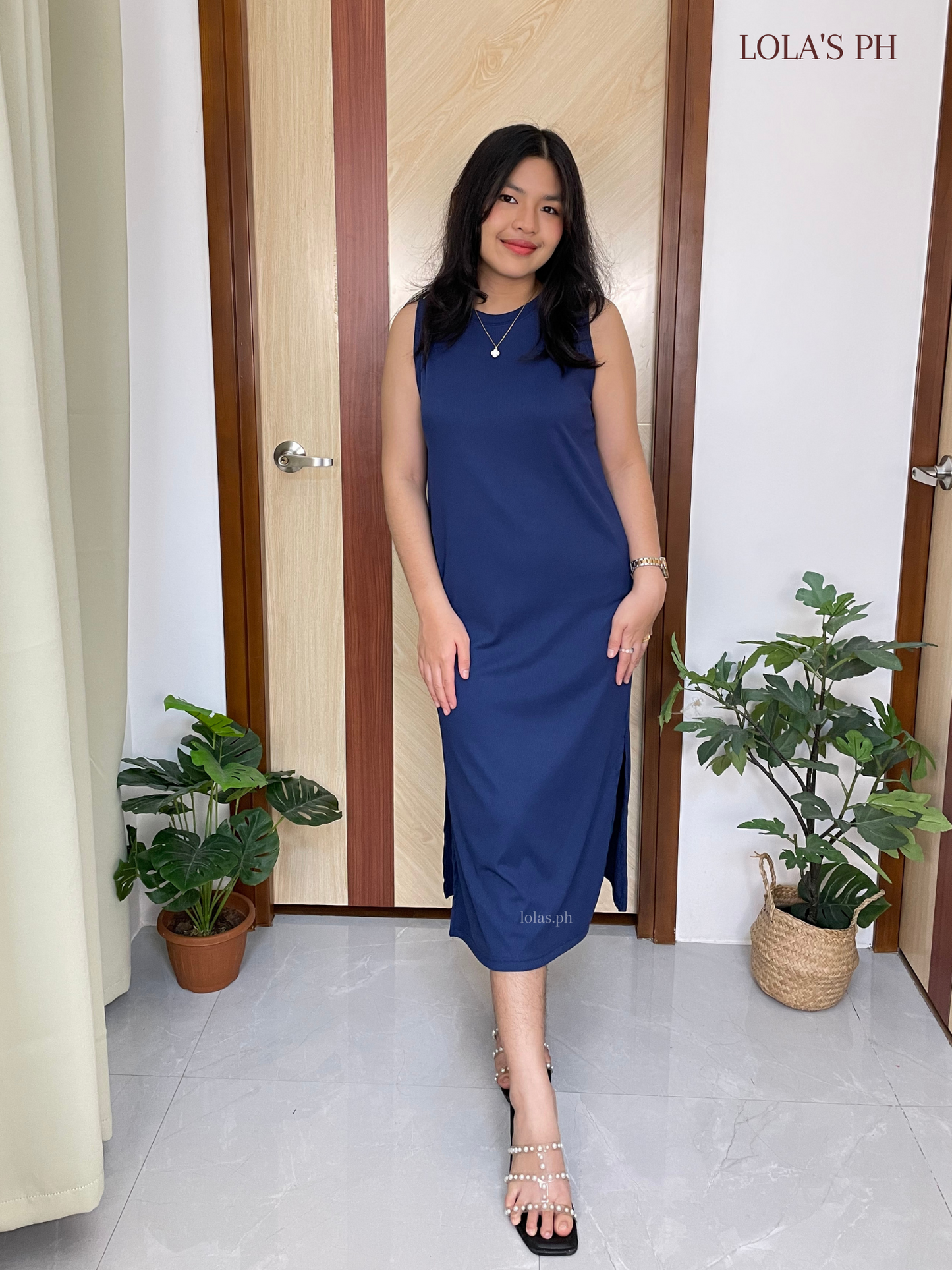 Dawn Dress (Navy Blue)