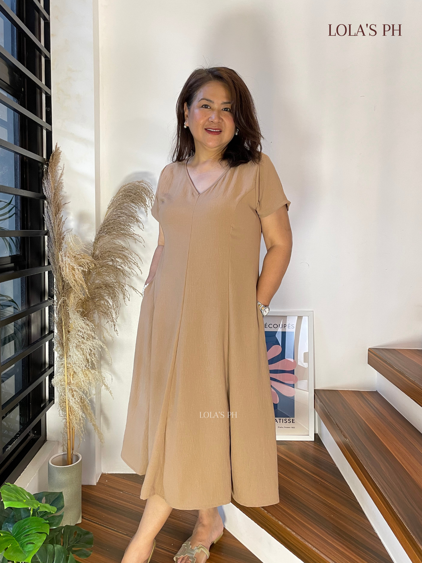 Reema Dress (Latte)