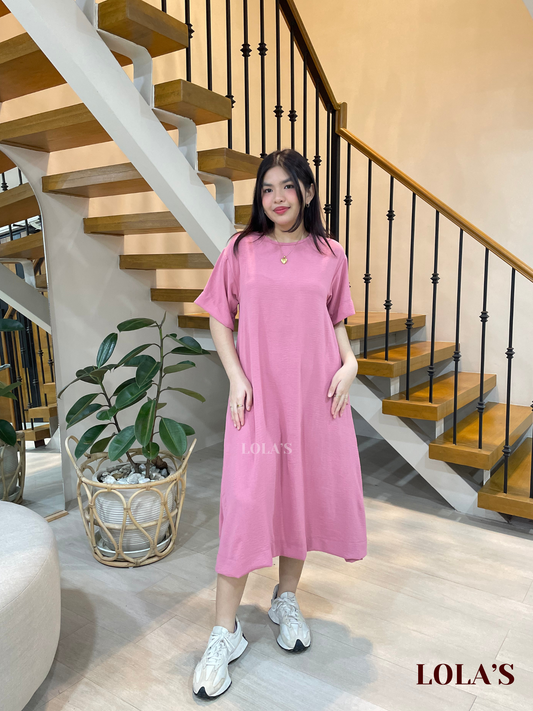 Luna Dress (Old Rose)