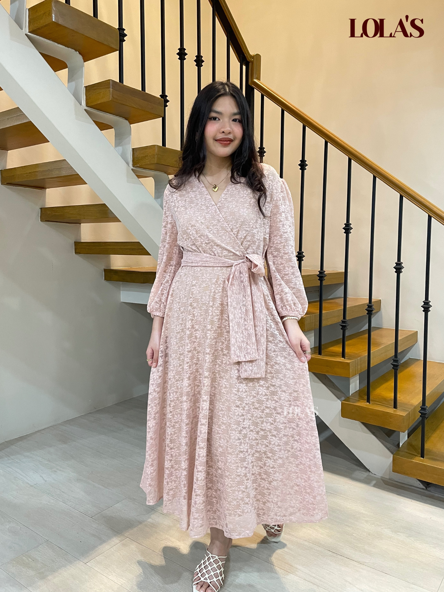 Paula Dress (Dusty Rose Lace) Paula Dress (Dusty Rose Lace)