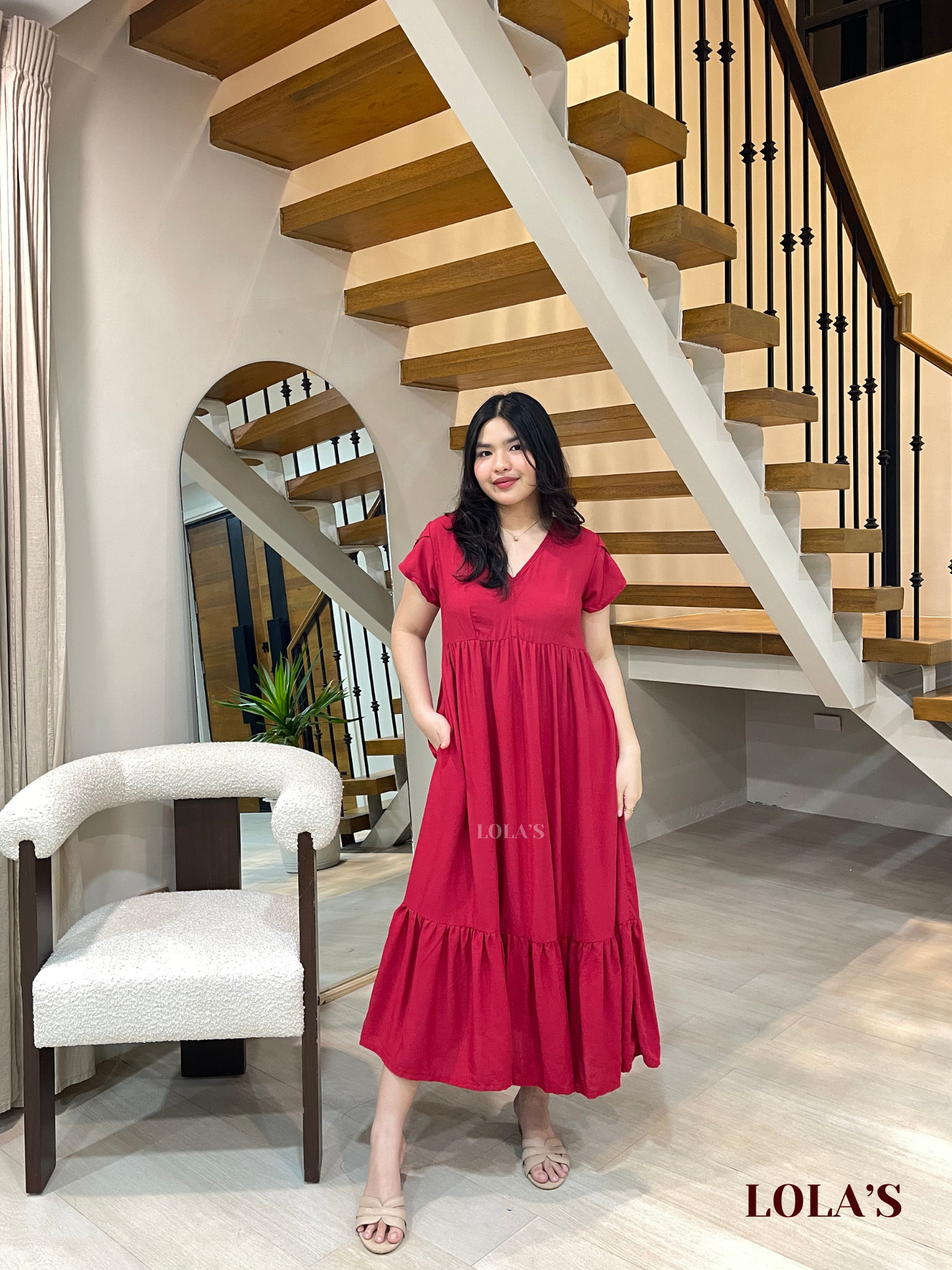 Jane Dress (Red)