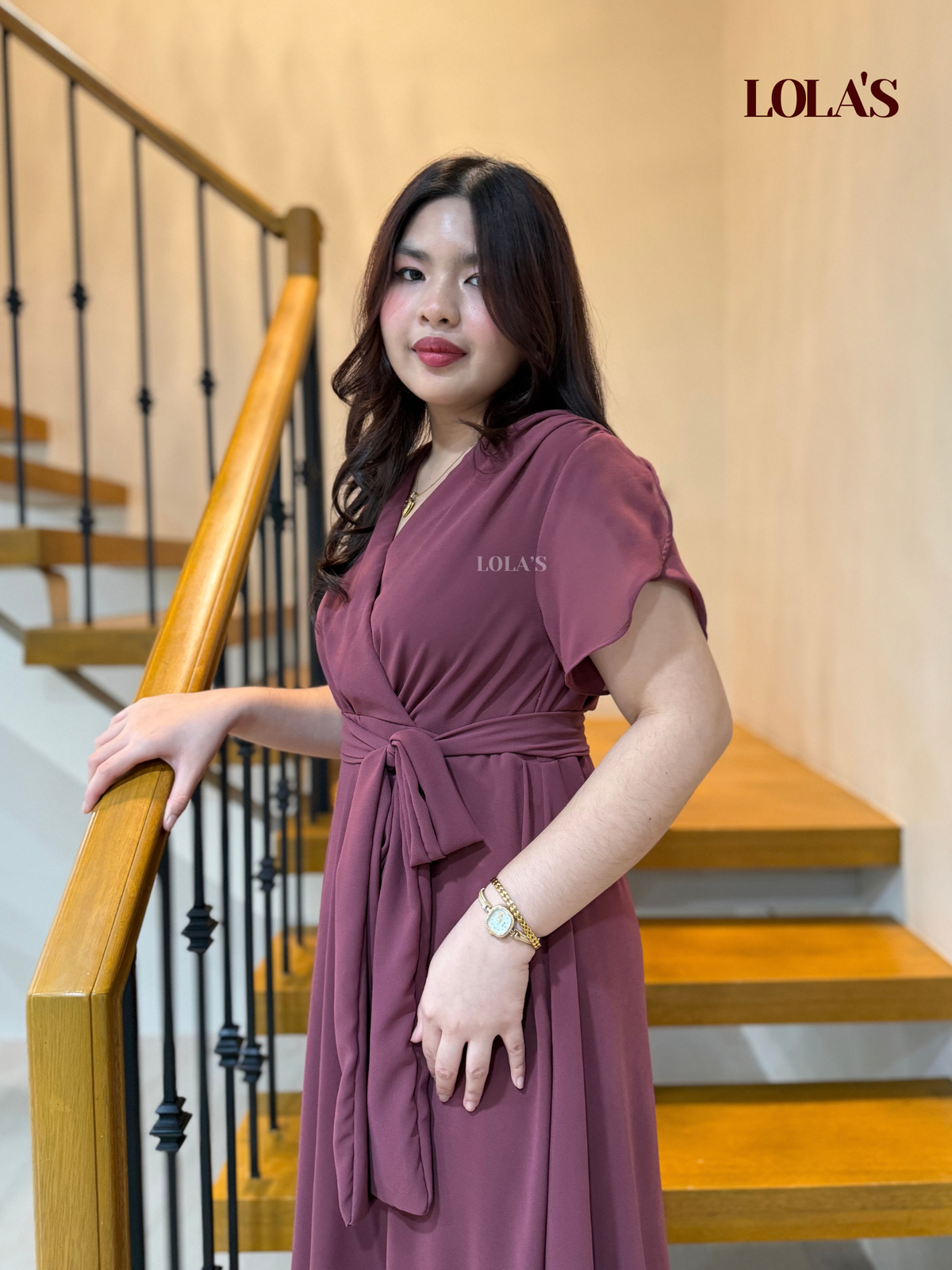 Glinda Dress (Mauve)