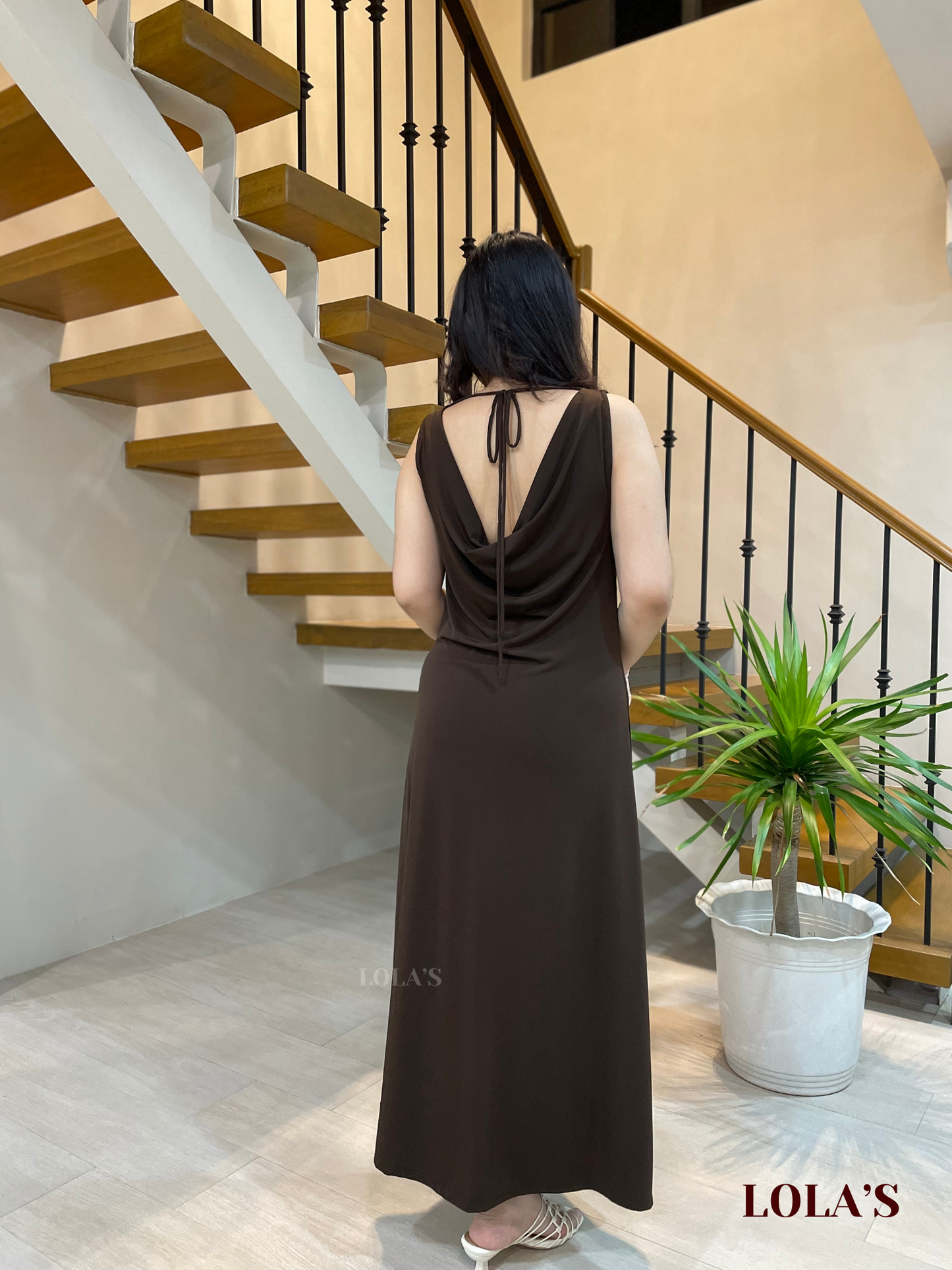 Sheena Dress (Chocolate)