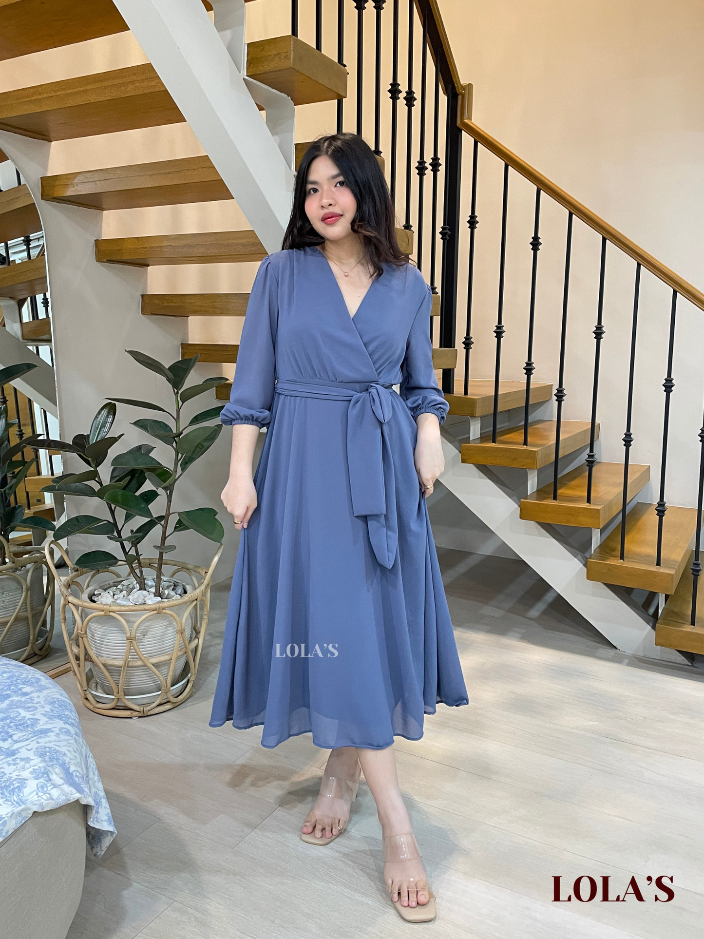 Paula Dress (Powder Blue)