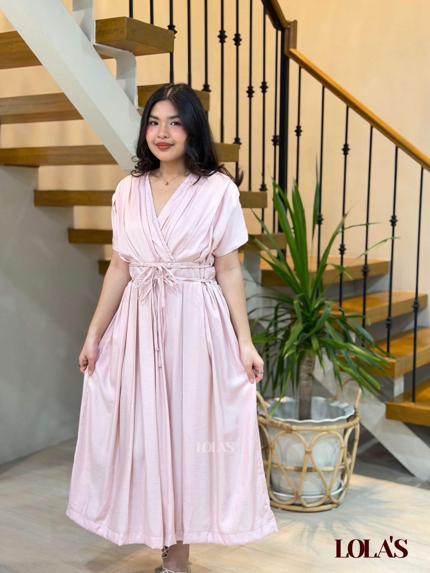 Kaye Dress (Dusty Rose)