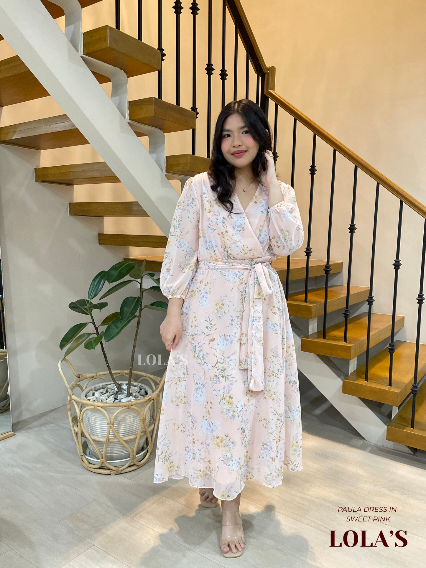 Paula Dress (Sweet Pink)