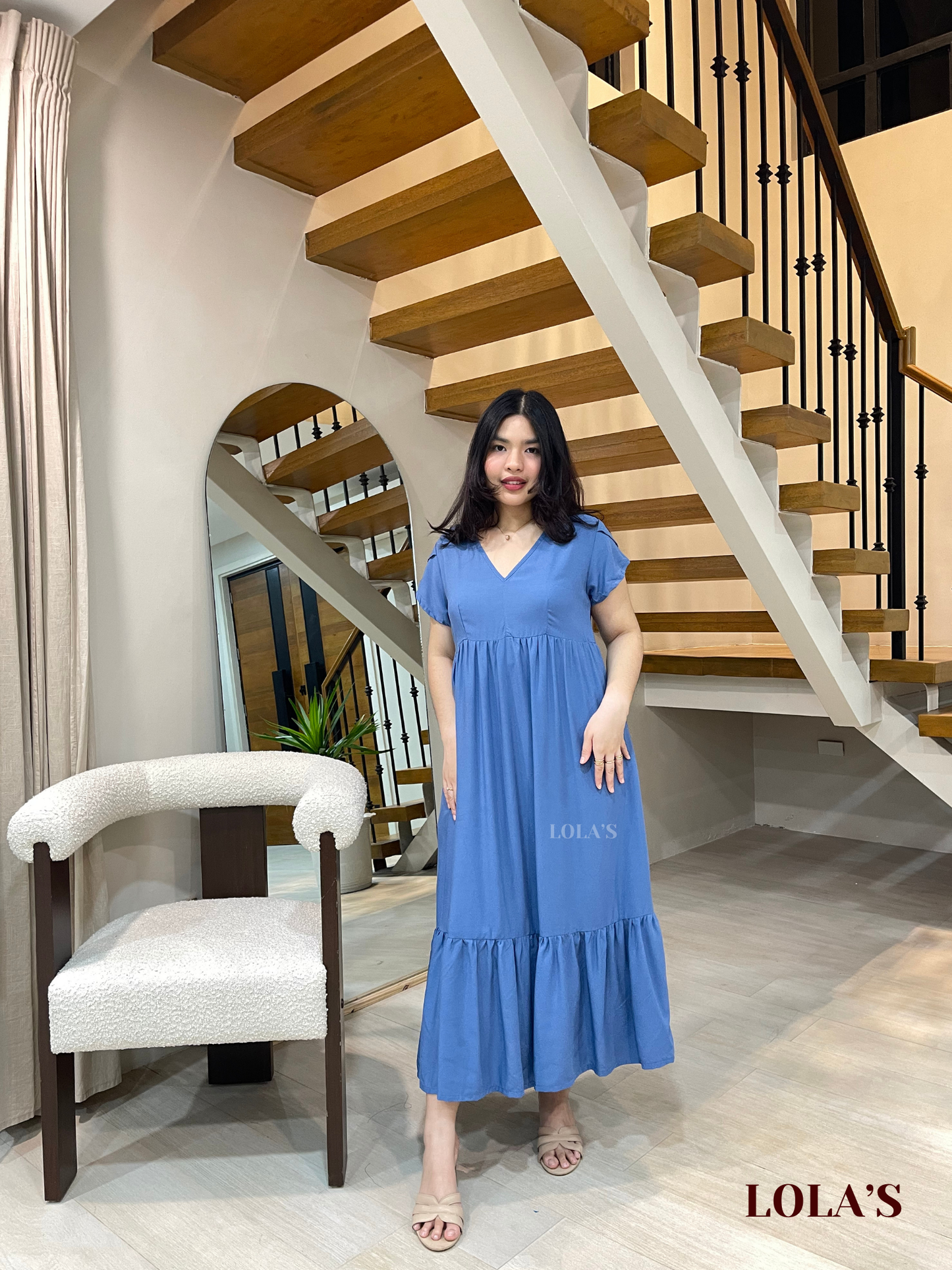 Jane Dress (Cerulean Blue)