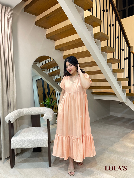Jane Dress (Peach)
