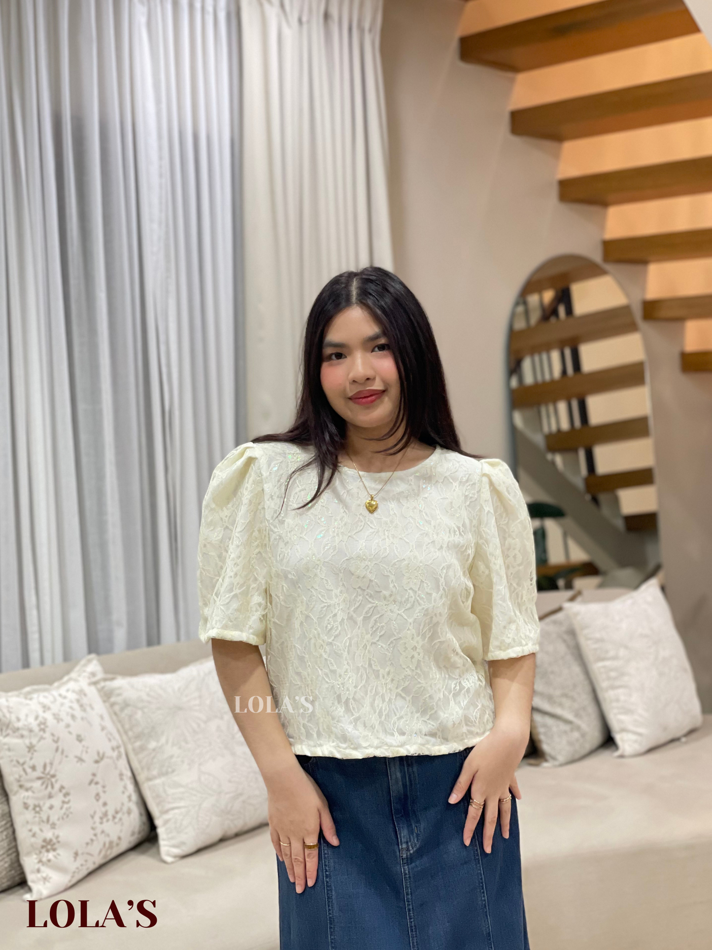 Vivian Top (Snowdrop Lace)