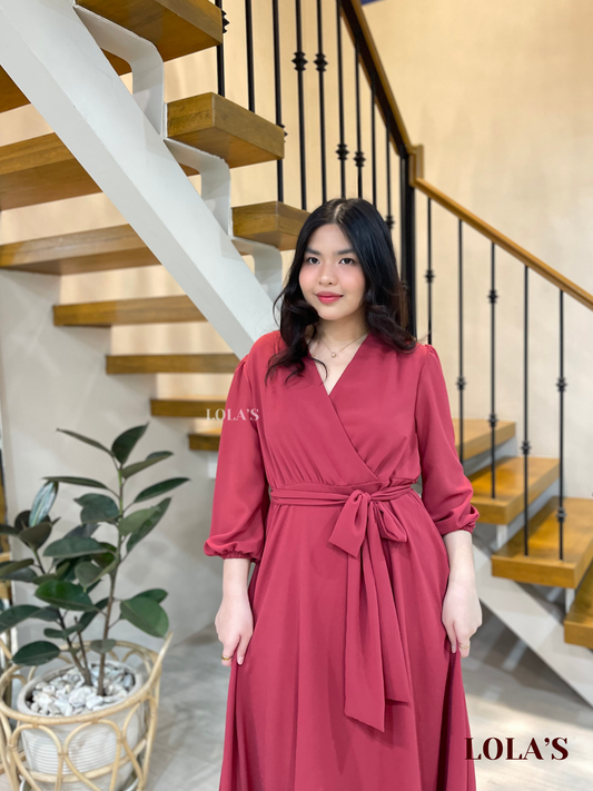 Paula Dress (Raspberry)