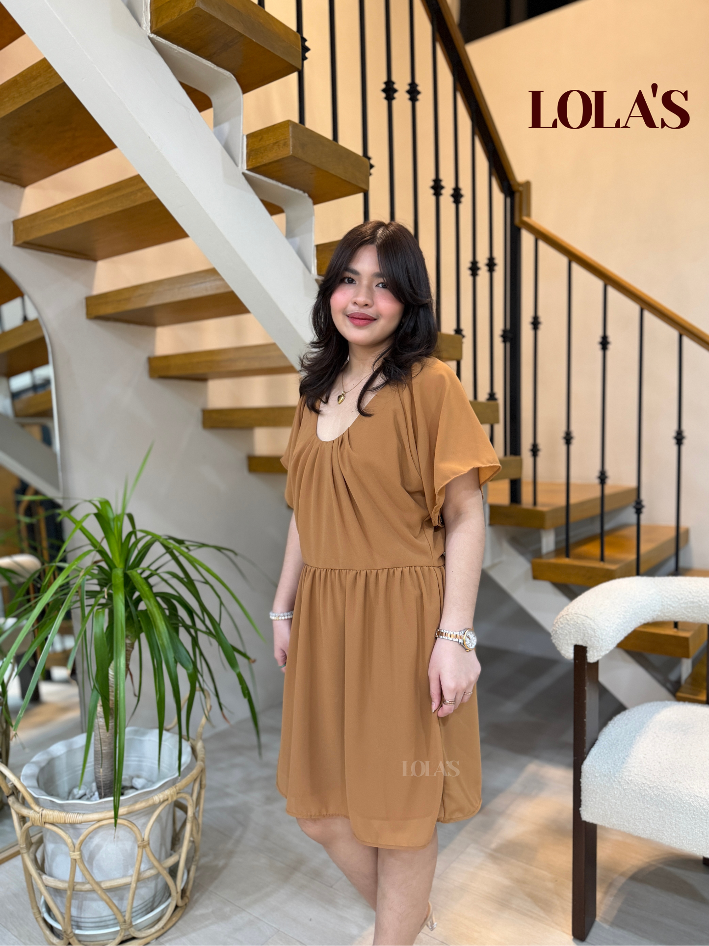 Nessa Dress (Latte)