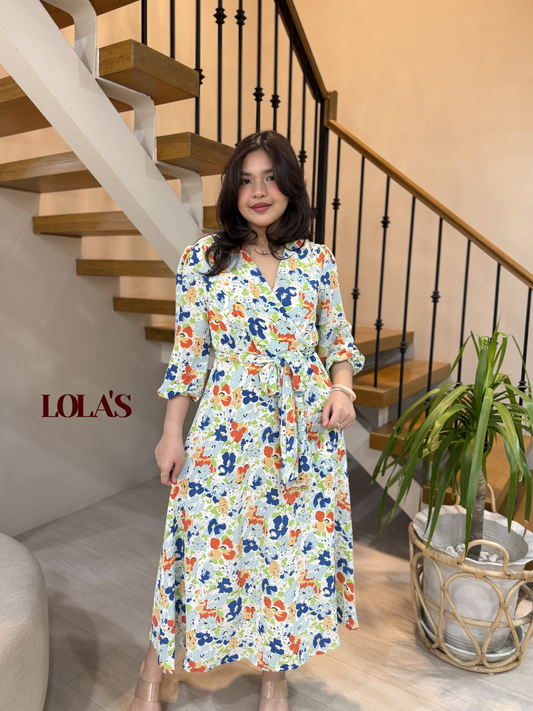 Paula Dress (Summer Petals)