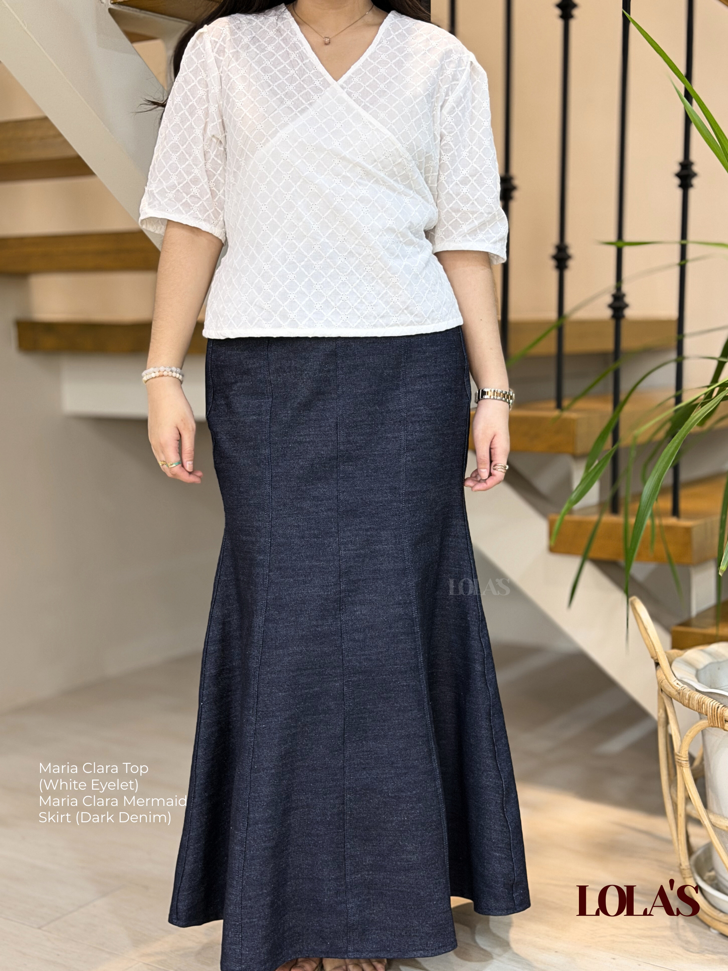 Maria Clara Skirt (Dark Denim)