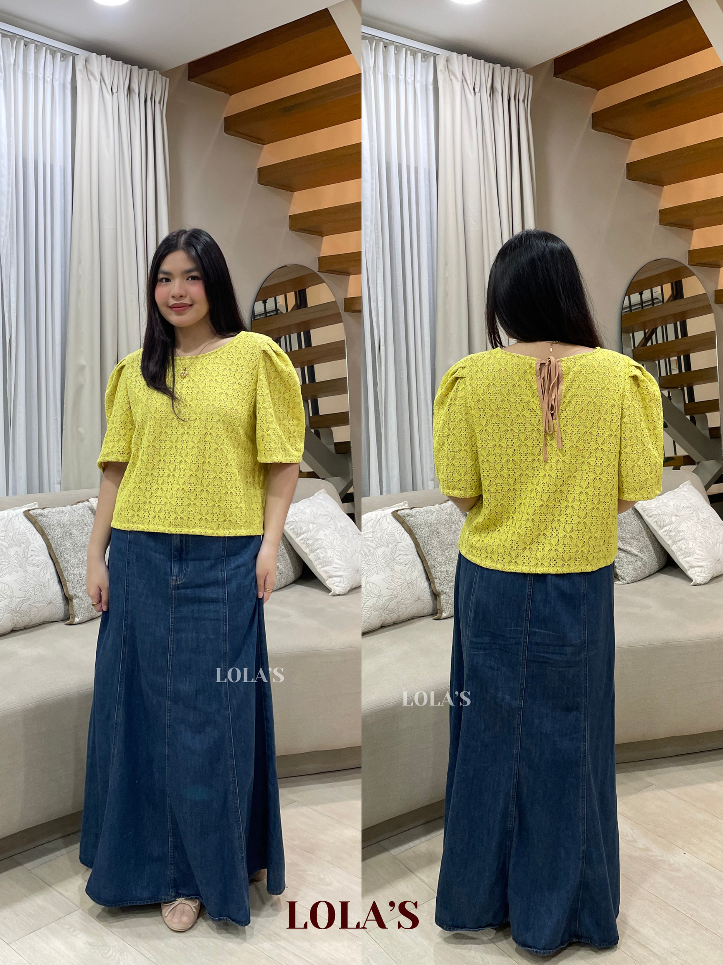 Vivian Top (Sunlit Lace)