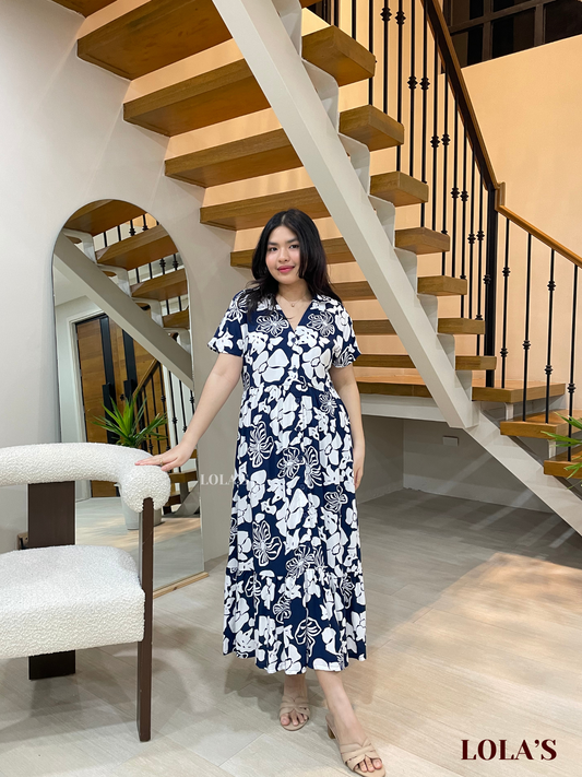 Regine Dress (Blue Florette)