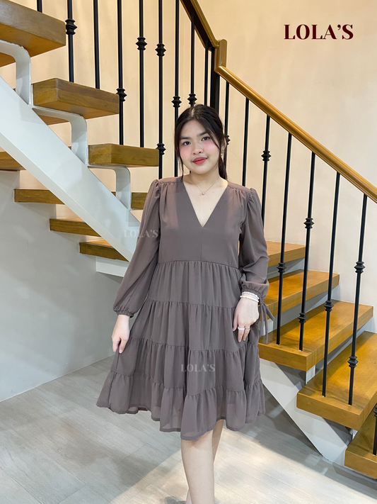 Diana Dress (Taupe)