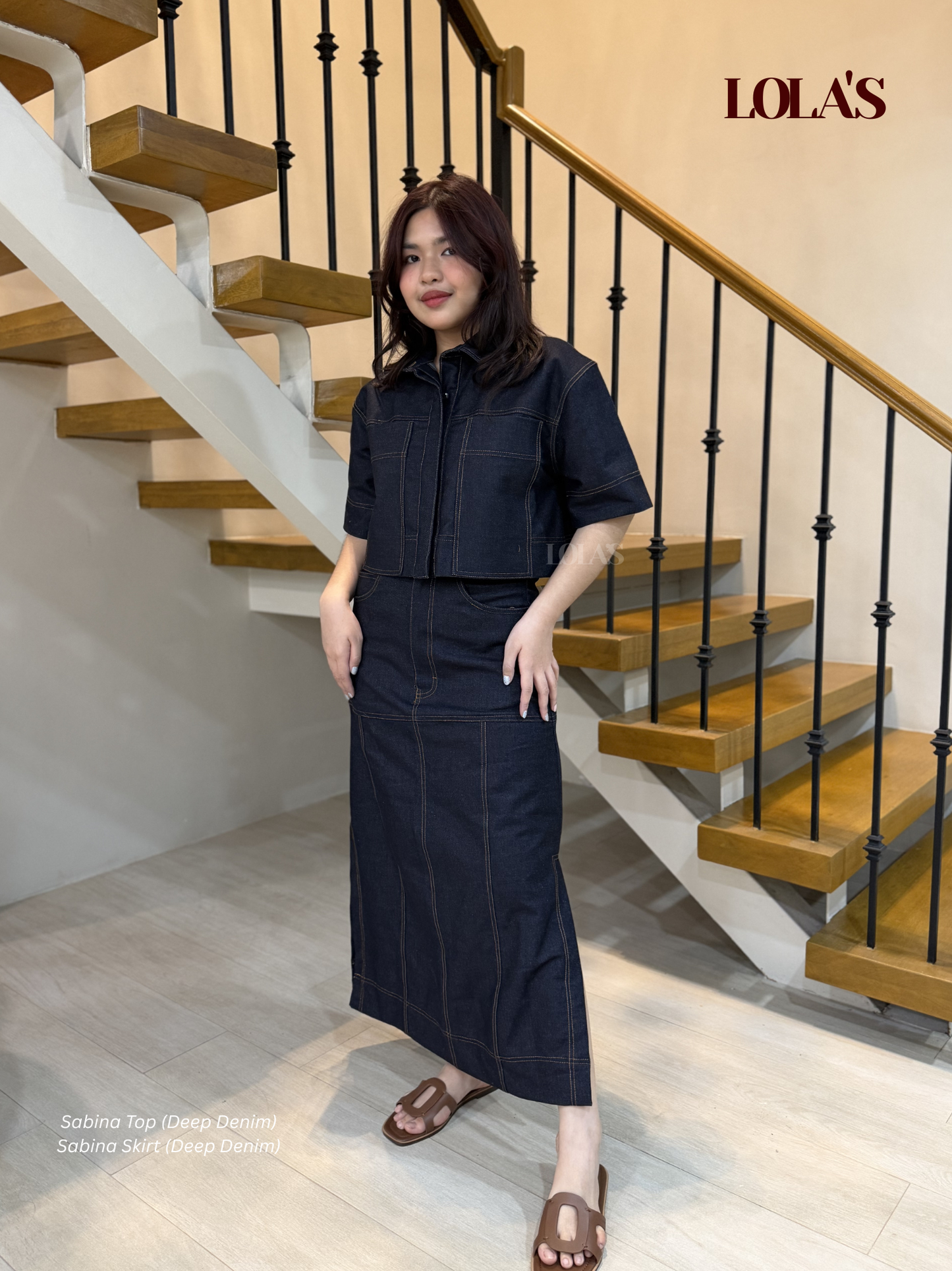 Sabina Skirt (Deep Denim)