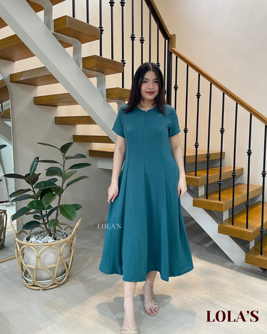 Kathleen Dress (Emerald)