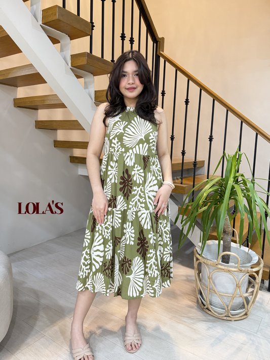 Miles Dress (Green Reef)