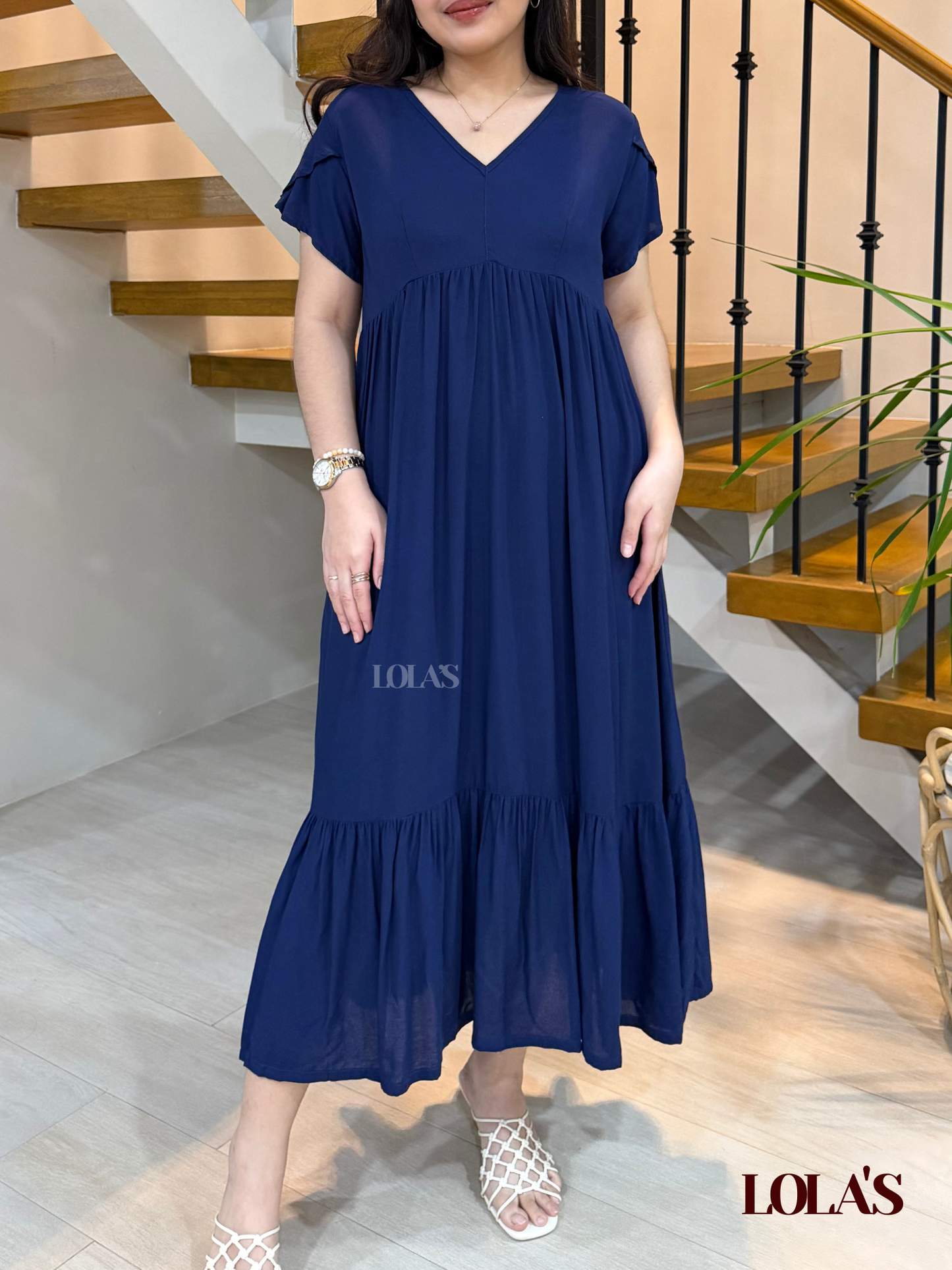 Jane Dress (Navy Blue)