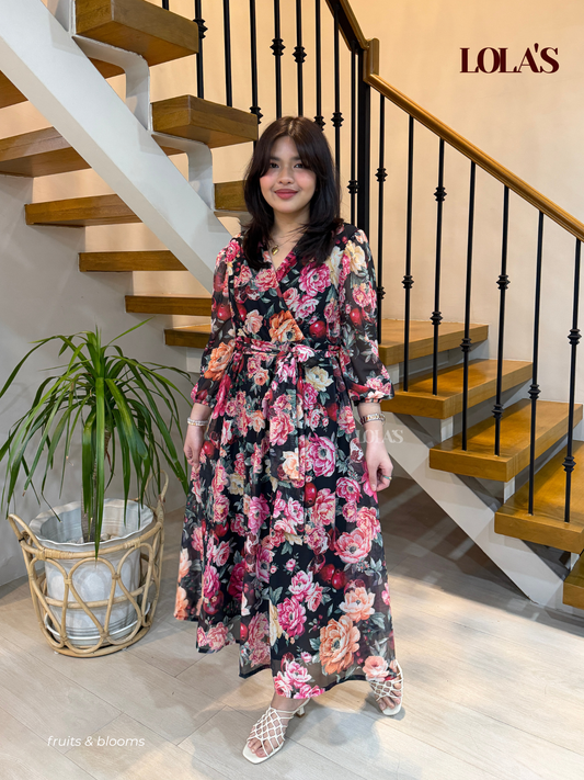 Paula Dress (Fruits & Blooms)