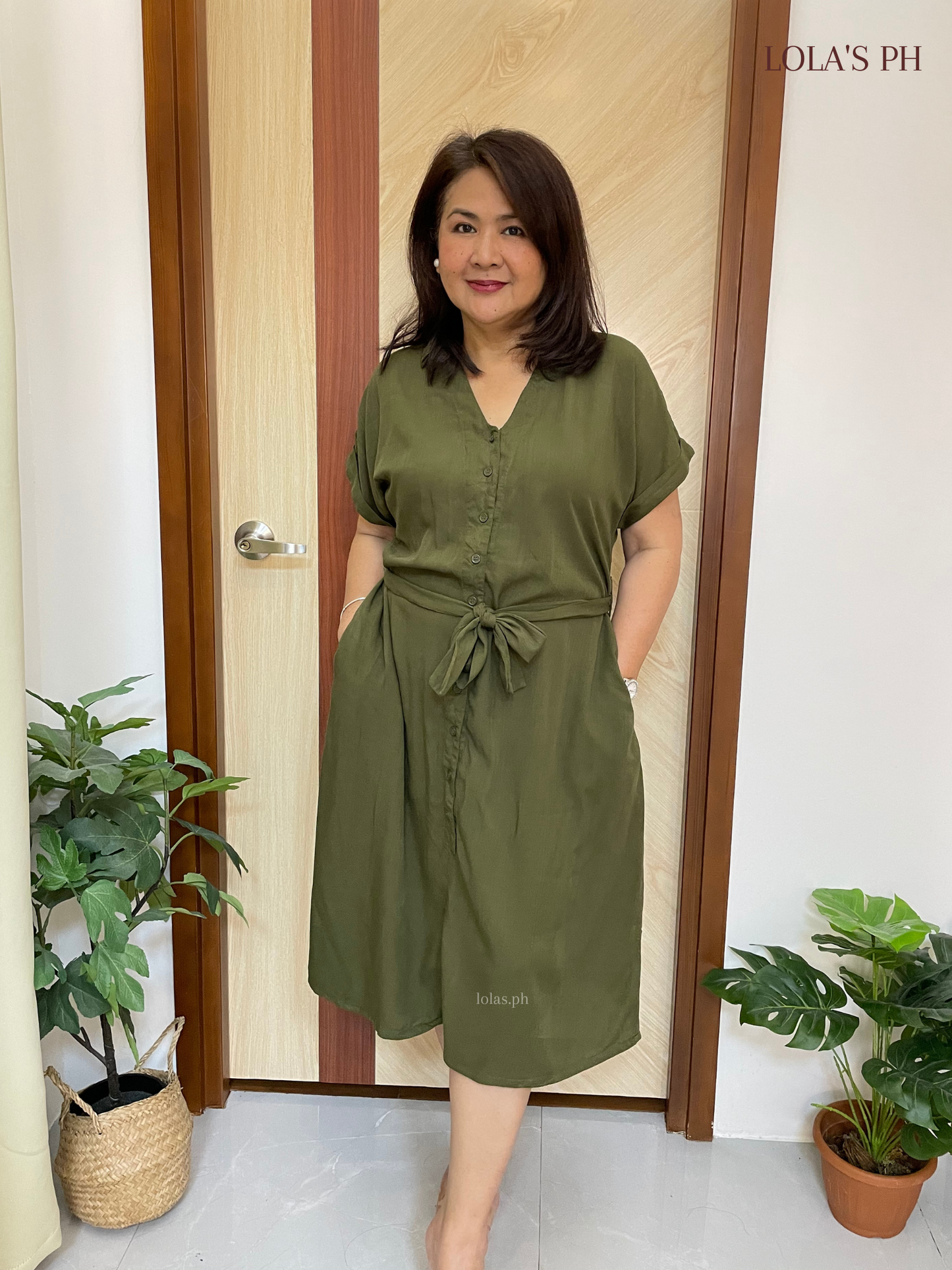 Alice Dress (Army Green)