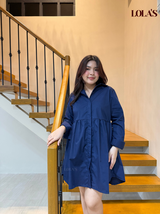 Eleanor Dress (Navy Blue)