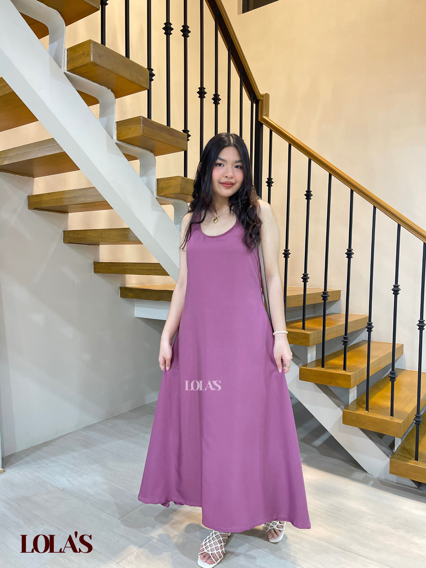 Miranda Dress (Mauve)