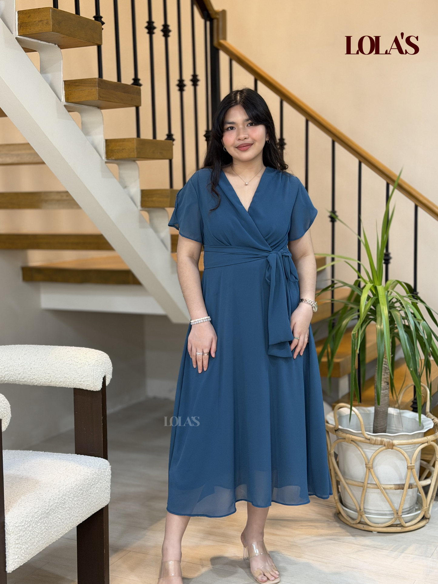 Glinda Dress (Blue Green)