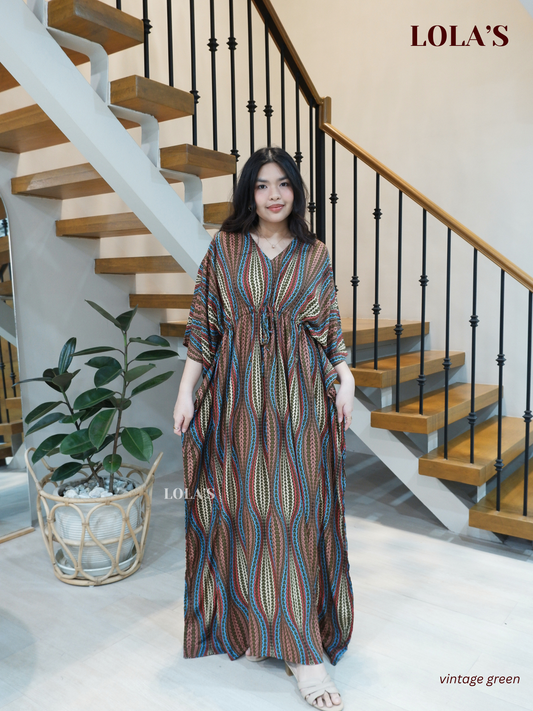 Rowena Dress (Vintage Green)