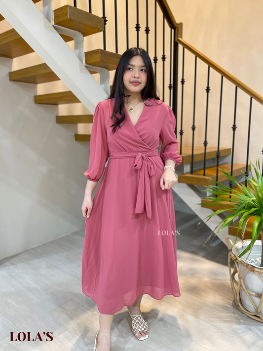 Paula Dress (Mauve)