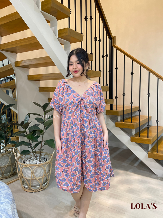 Klarisse Dress (Pink Blooms)