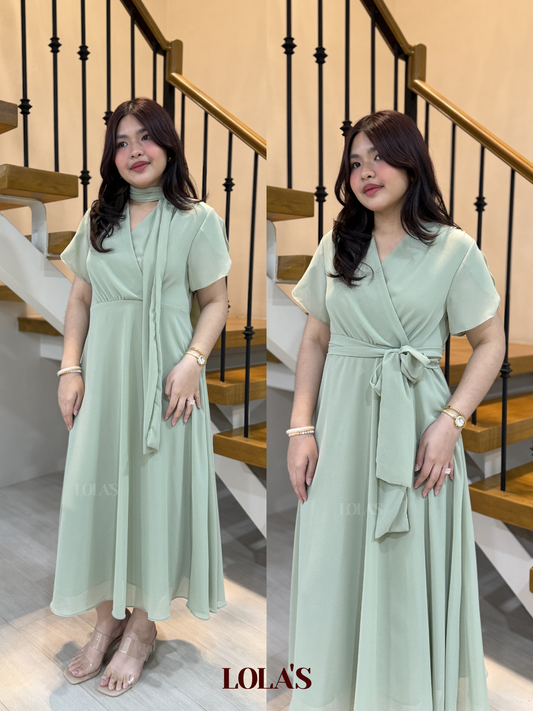 Glinda Dress (Sage)