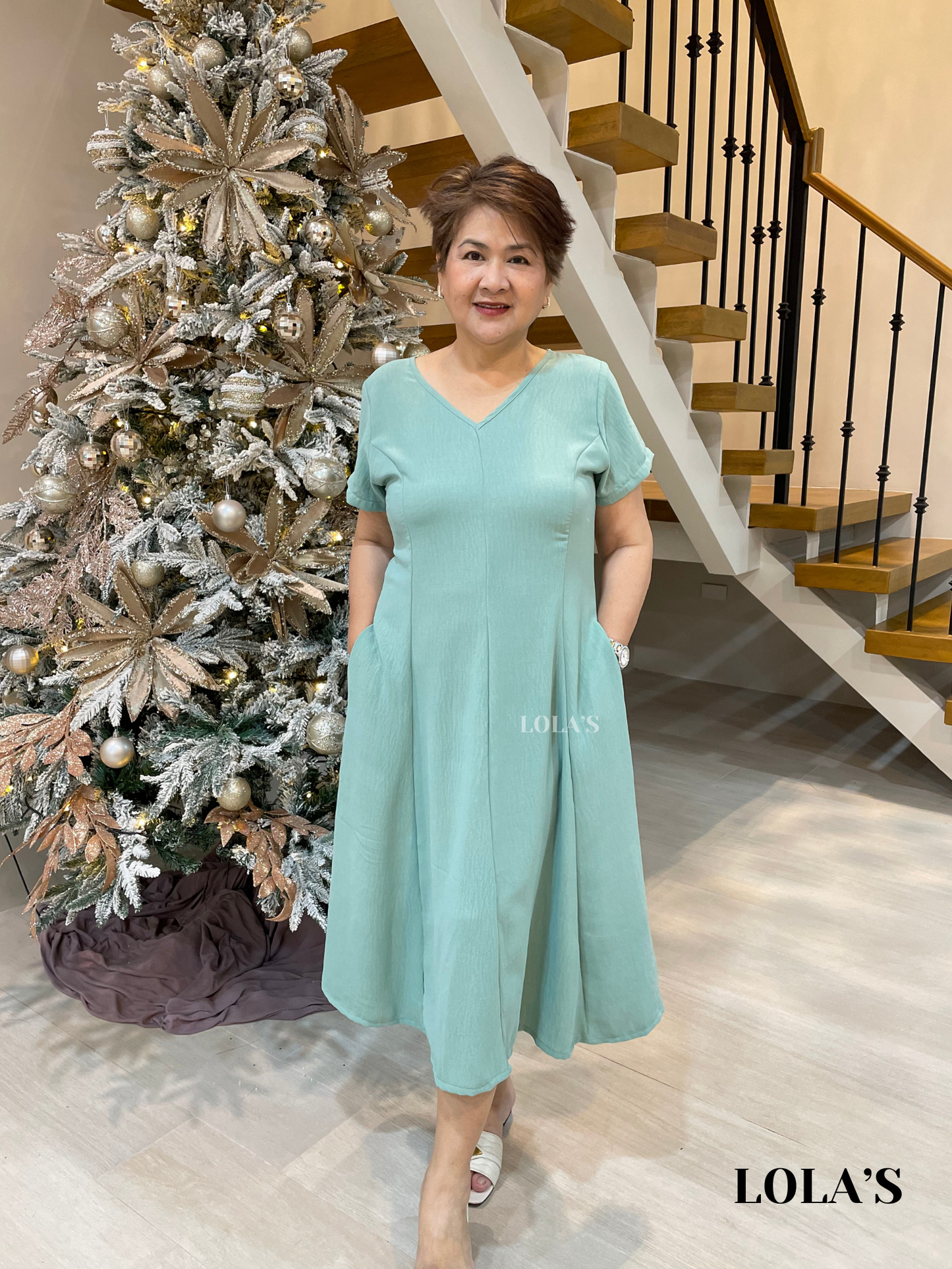 Reema Dress (Mint)