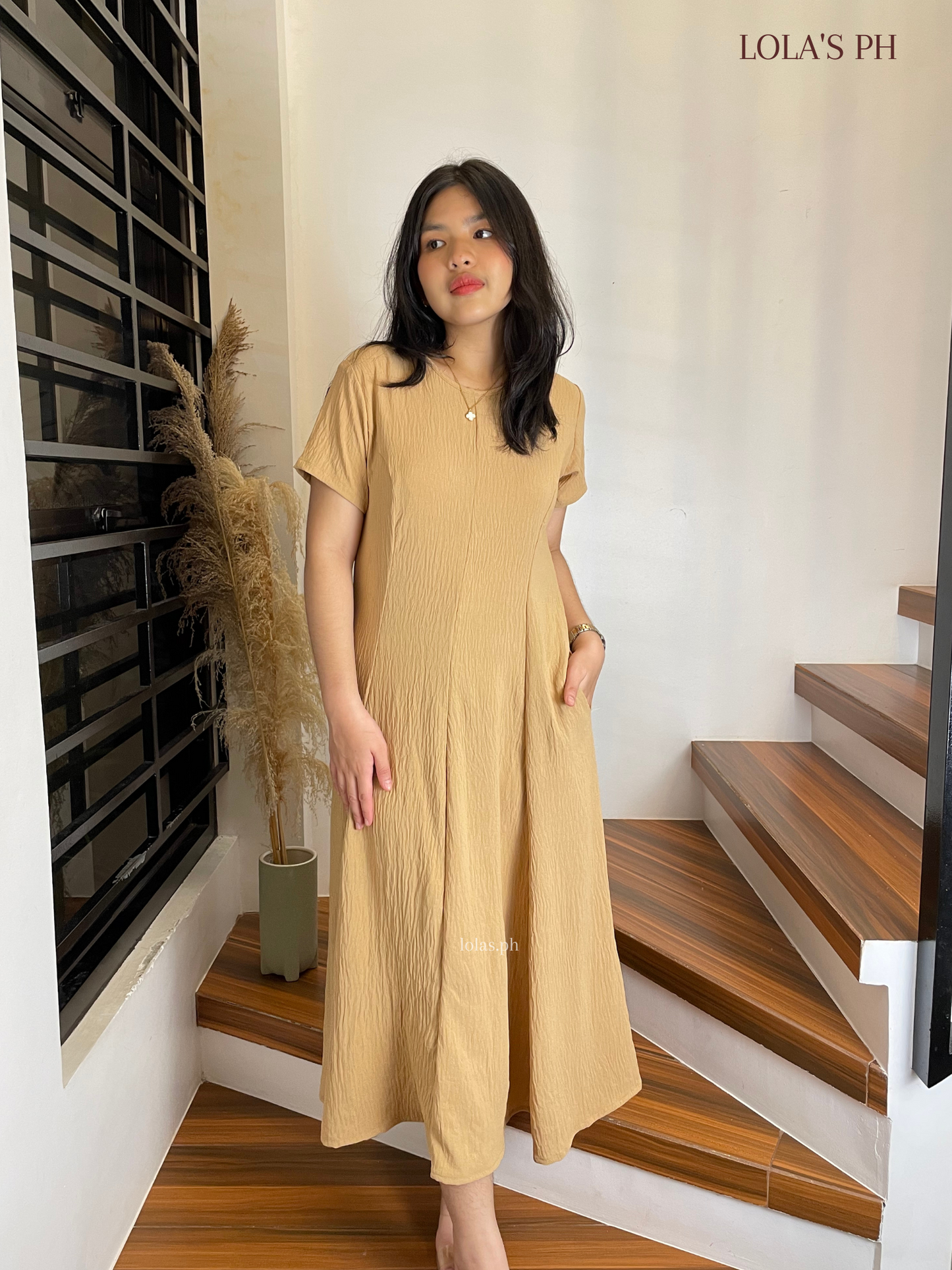 Kathleen Dress (Beige)