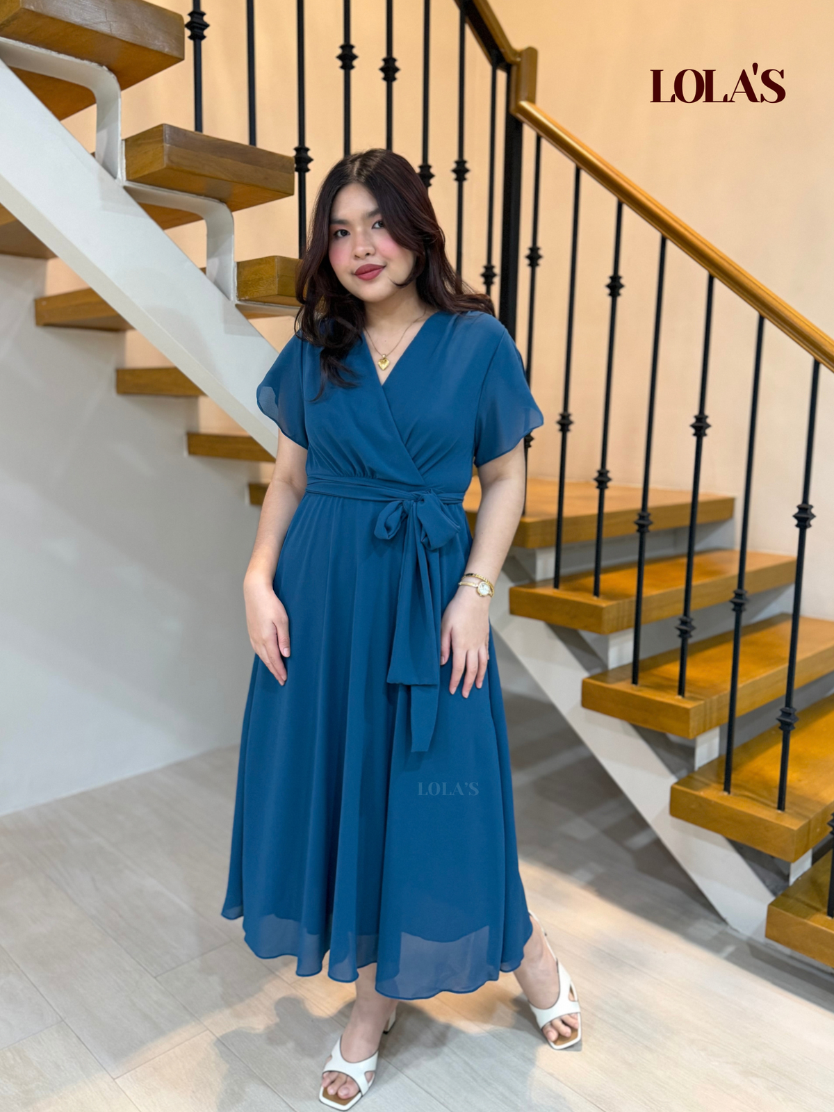 Glinda Dress (Blue Green)